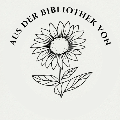 Personalisierter Ex Libris Prägestempel