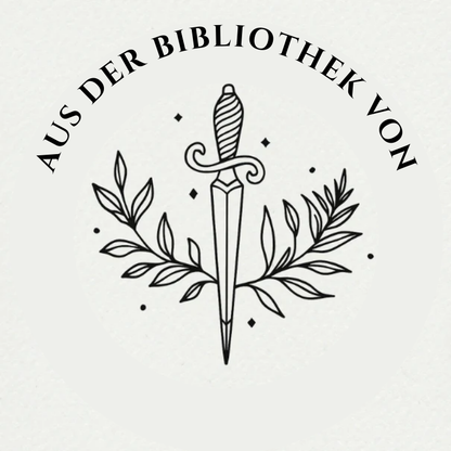Personalisierter Ex Libris Prägestempel