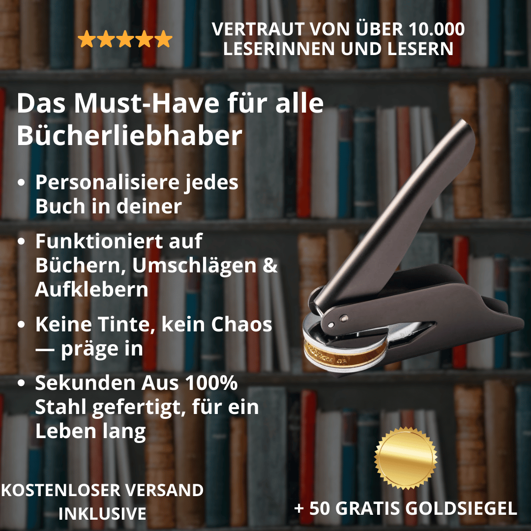 Personalisierter Ex Libris Prägestempel