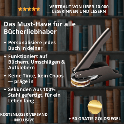 Personalisierter Ex Libris Prägestempel